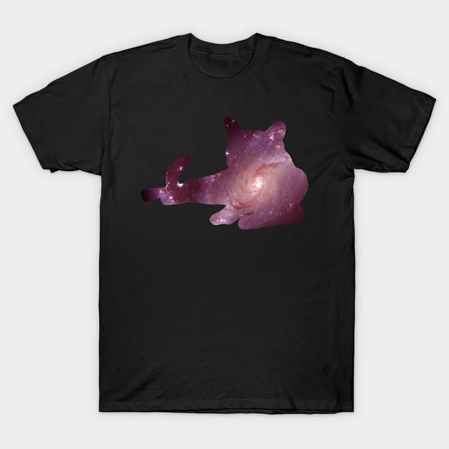 Galaxy Cat T-Shirt by MilotheCorgi